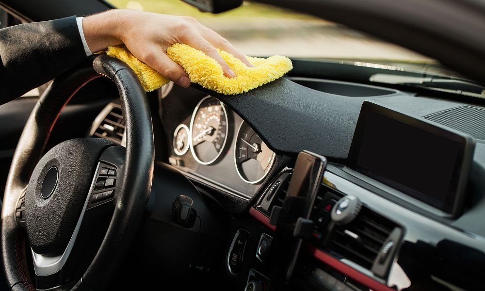 car interior cleaning